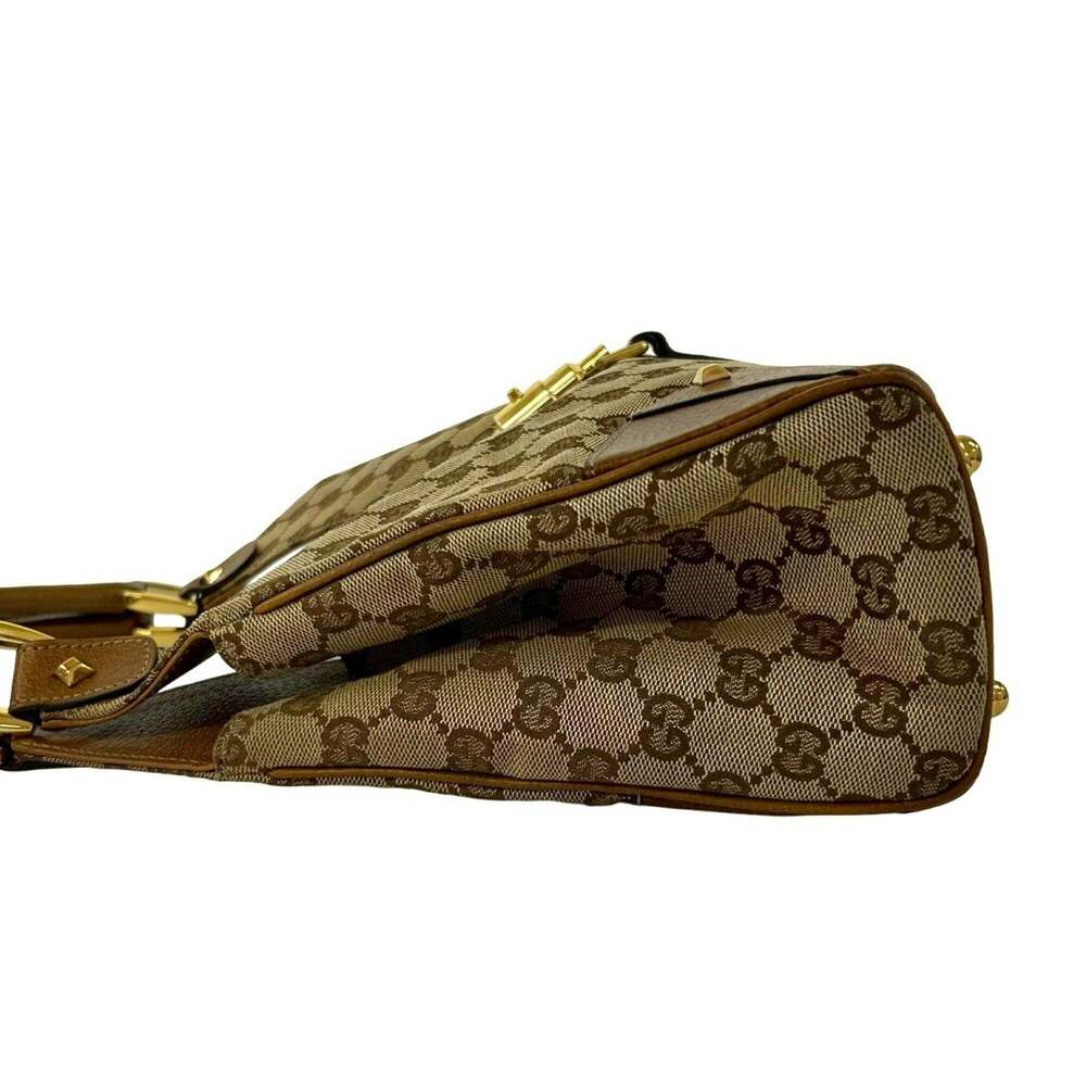 GUCCI Brown Leather Jackie Shoulder Bag - Picture 5 of 10